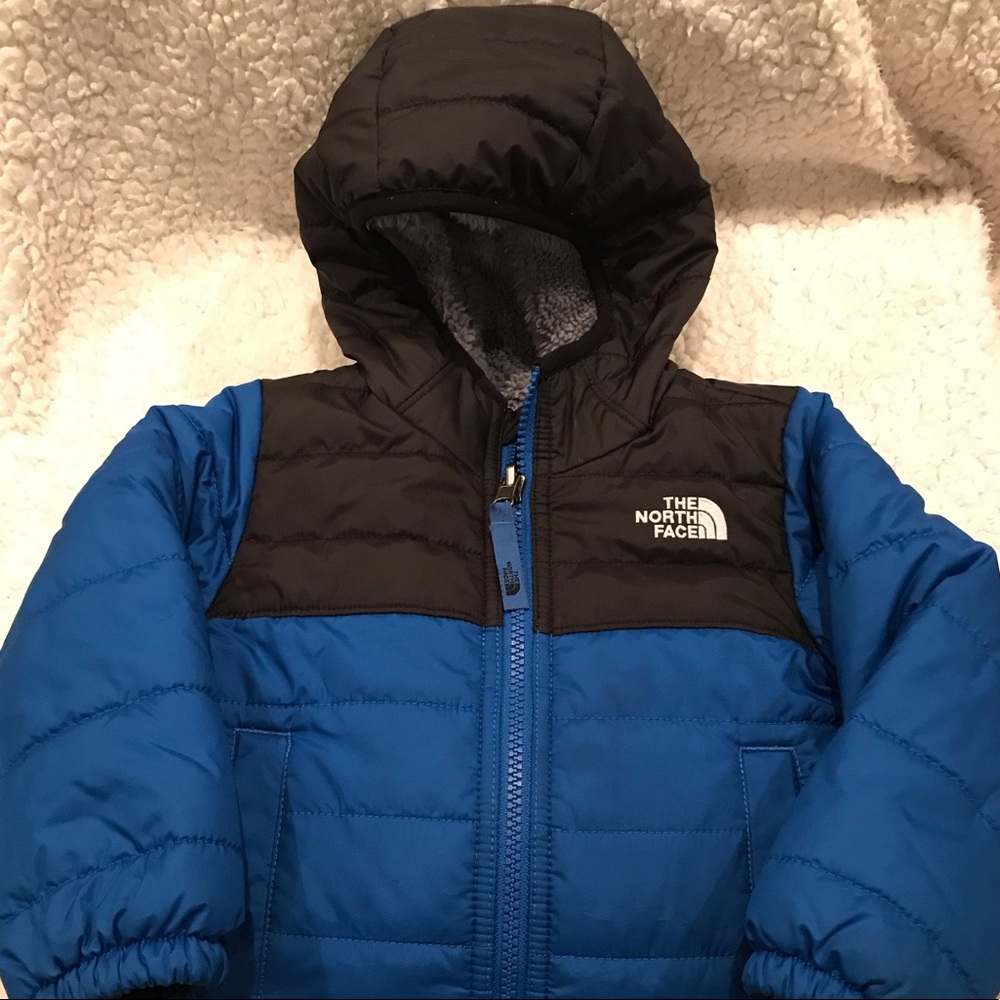 Reversible winter puffer coat